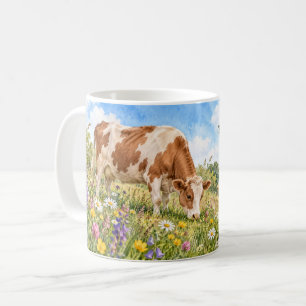 Mug Pays de la vache aux fleurs sauvages