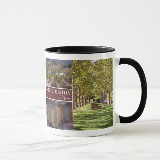 Mug Pays de vin, la Californie (Droite)