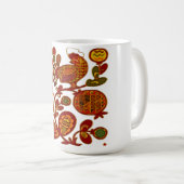 Mug Pays Hen Folk Art (Devant droit)
