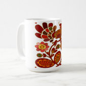 Mug Pays Hen Folk Art (Devant gauche)