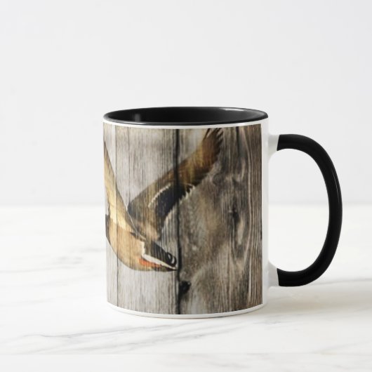 Mug Pays occidental en bois de grange rustique (Droite)