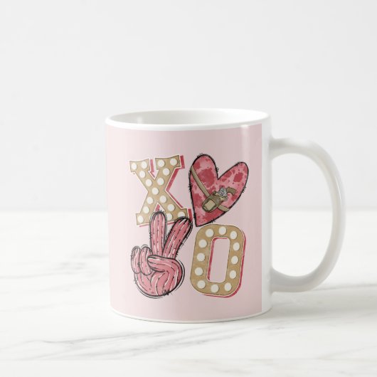 Mug Pays occidental Xoxo | Embrous et baisers (Droite)