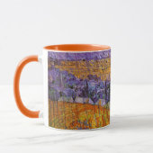 Mug Paysage à Auvers en pluie par Vincent van Gogh (Gauche)