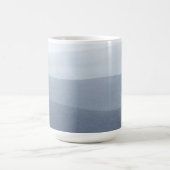 Mug Paysage Abstrait Bleu-Gris Tranquille (Centre)