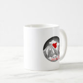 Mug Paysage Abstrait du Mont Fuji (Devant droit)