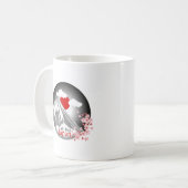 Mug Paysage Abstrait du Mont Fuji (Devant gauche)