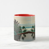 Mug PAYSAGE ALIEN, ARBRES, HYPERION LAGON Sci Fi (Centre)