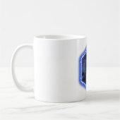 Mug Paysage Alien Bleu Avec Mandelbrot - (Gauche)