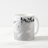 Mug Paysage alpin : Snowy Fir Trees (Devant droit)