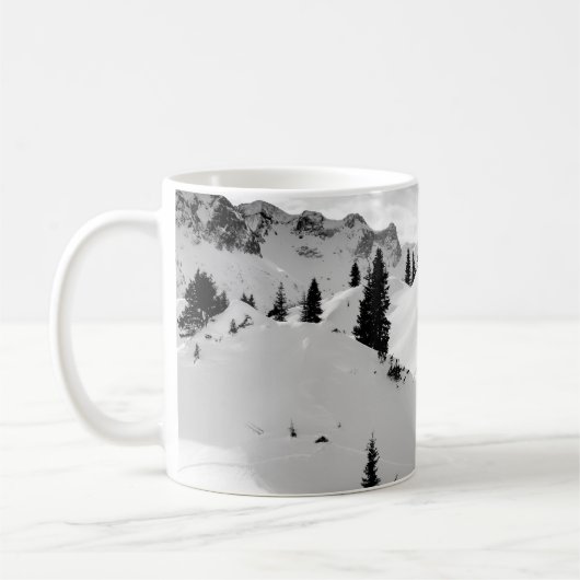 Mug Paysage alpin : Snowy Fir Trees (Gauche)