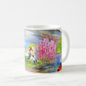 Mug Paysage aquarelle (Devant droit)