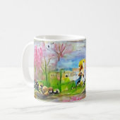 Mug Paysage aquarelle (Devant gauche)
