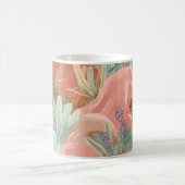 Mug Paysage aquarelle désert fleuri rose (Centre)
