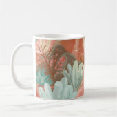 Mug Paysage aquarelle désert fleuri rose (Gauche)