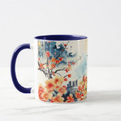 Mug Paysage asiatique avec pagode (Gauche)