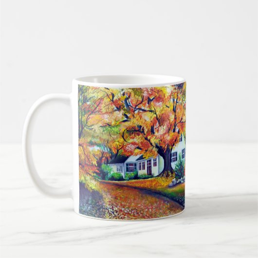 Mug Paysage automnal hypnotisant en Amérique du Nord (Gauche)