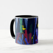 Mug Paysage aux oiseaux jaunes, Paul Klee (Devant gauche)