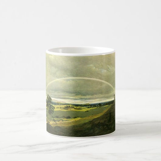 Mug Paysage avec arc-en-ciel (par Caspar David Friedri (Centre)
