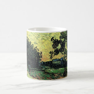 Mug Paysage avec Château d'Auvers par Vincent van Gogh