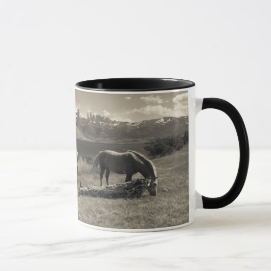 Mug Paysage avec chevaux (Droite)