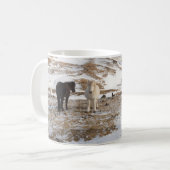 Mug Paysage avec chevaux islandais (Devant gauche)
