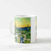 Mug Paysage avec couple Marche par Vincent van Gogh (Devant gauche)