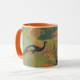 Mug Paysage avec des paons par Paul Gauguin