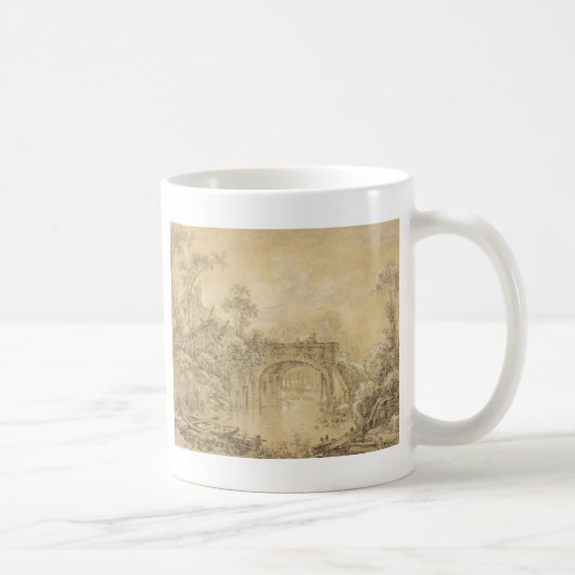 Mug Paysage avec un pont rustique (Droite)