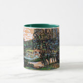 Mug Paysage avec un pont sur l'Oise (Centre)