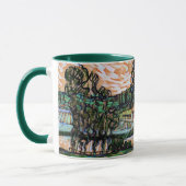 Mug Paysage avec un pont sur l'Oise (Gauche)