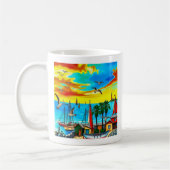 Mug Paysage côtier de rêve (Gauche)