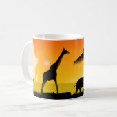 Mug Paysage d'Africain d'illustration (Devant gauche)