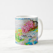 Mug Paysage d'aquarelle 2 (Devant droit)