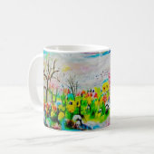 Mug Paysage d'aquarelle 2 (Devant gauche)