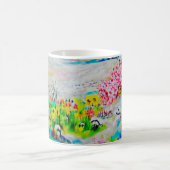 Mug Paysage d'aquarelle 2 (Centre)