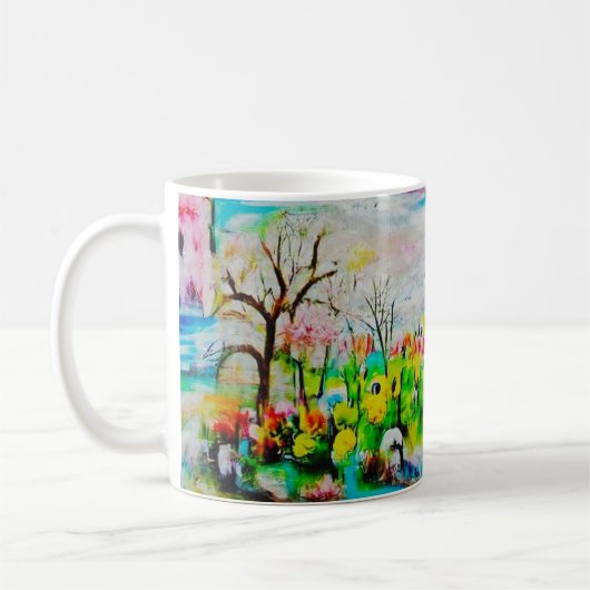Mug Paysage d'aquarelle 2 (Gauche)