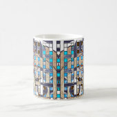 Mug Paysage d'art minimaliste moderne abstrait (Centre)