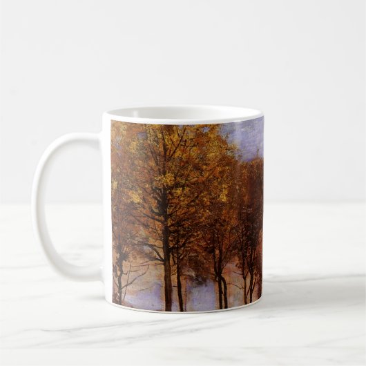 Mug Paysage d'automne par Vincent van Gogh (Gauche)