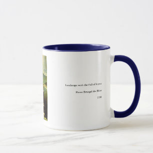 Mug Paysage de Bruegel avec la chute d'Icarus - 1558