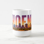 Mug Paysage de cactus à Phoenix Arizona (Centre)