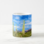 Mug Paysage de cactus du désert, Arizona (Centre)