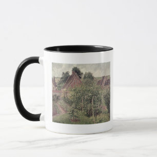Mug Paysage de Camille Pissarro   avec des toits de