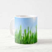 Mug Paysage de ciel bleu d'herbe verte-10826 (Devant gauche)