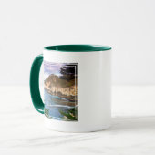 Mug Paysage de falaise côtière (Devant gauche)