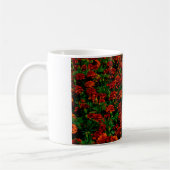 Mug Paysage de fleurs rouges orange (Gauche)