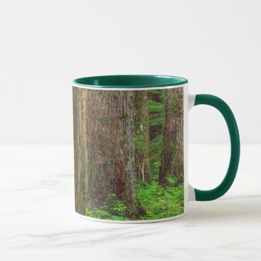 Mug Paysage de forêt ancienne (Droite)