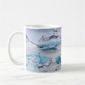 Mug Paysage de glace de glacier, Islande (Gauche)