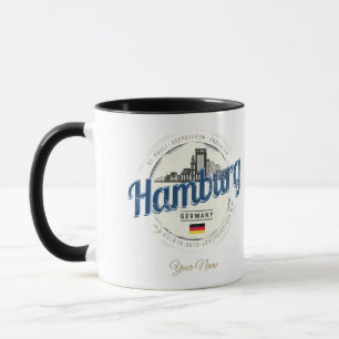 Mug Paysage de Hambourg Allemagne Souvenir de vacances