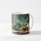 Mug Paysage de jardin romantique (Devant droit)