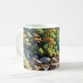 Mug Paysage de la cascade de Serene Mountain (Devant gauche)